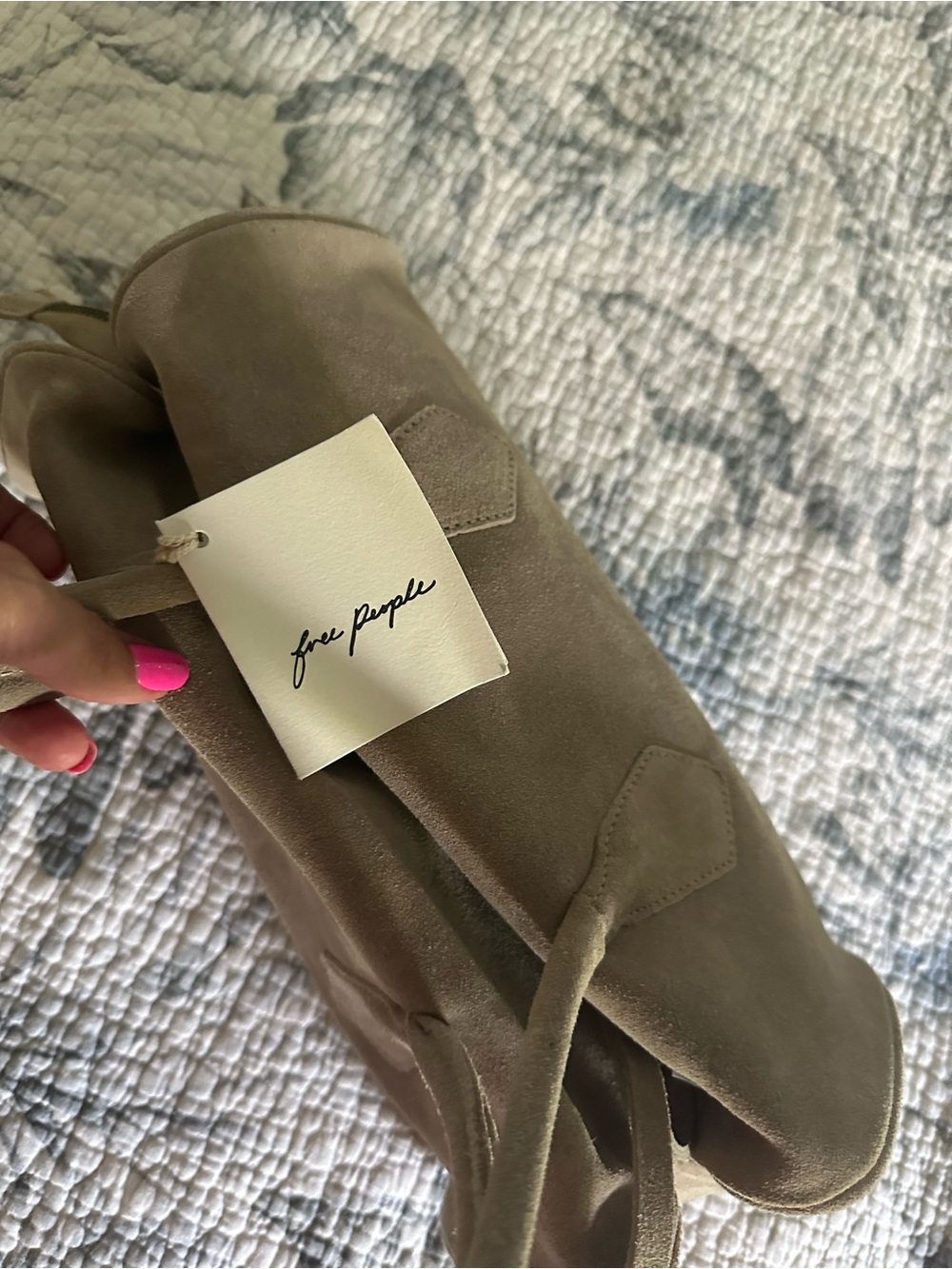 Free People Taupe Handbag - Picture 3 of 4